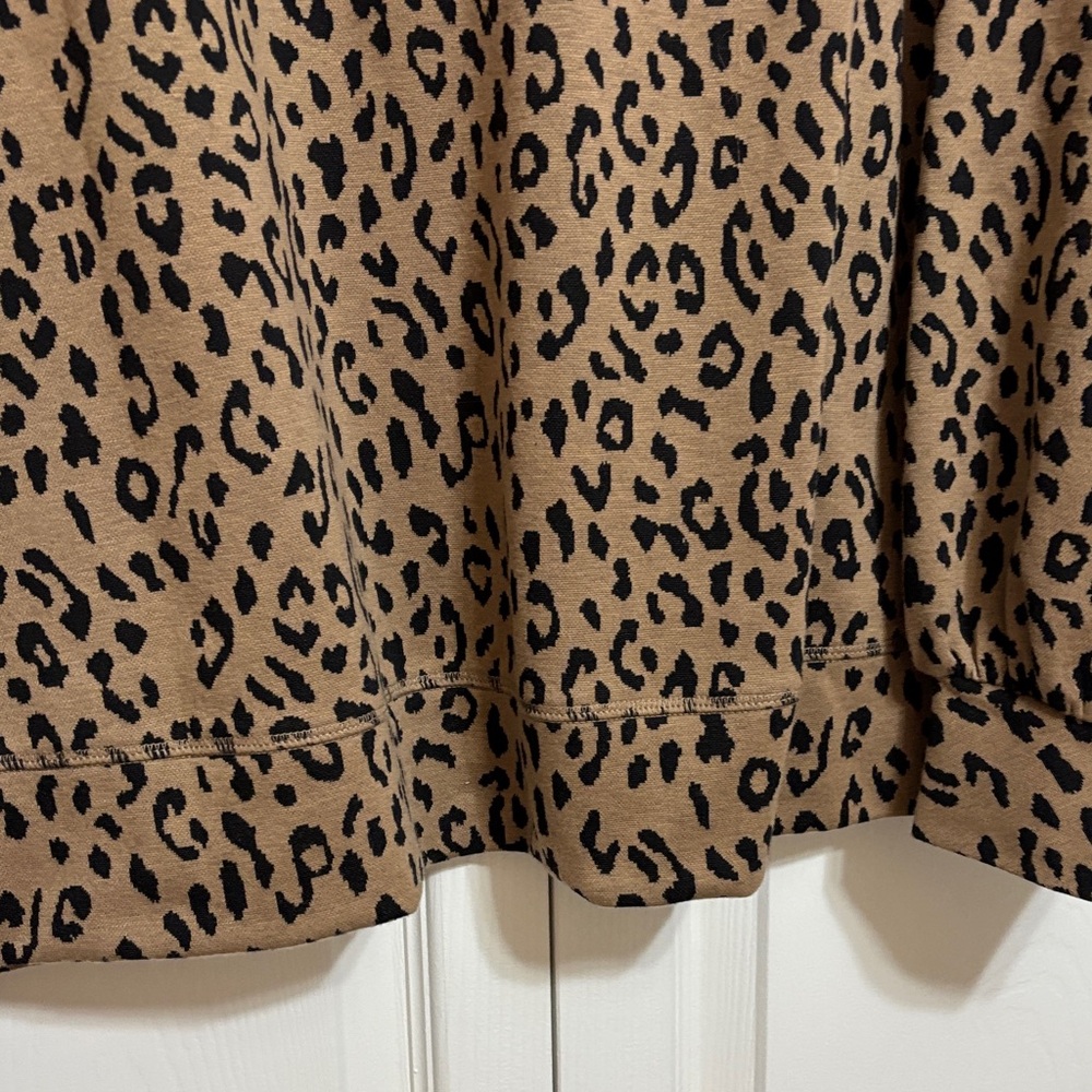 SSYS Brown Leopard Print Crewneck Sweatshirt WORN ONCE - Picture 9 of 11